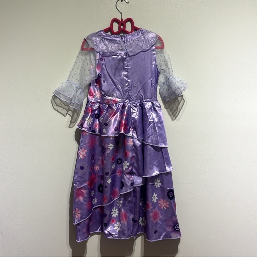Encanto ISABELLA Purple Floral Kids Costume Dress - Picture 4 of 4
